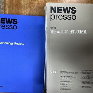 뉴스프레소(newspresso) MIT,wSJ 판매