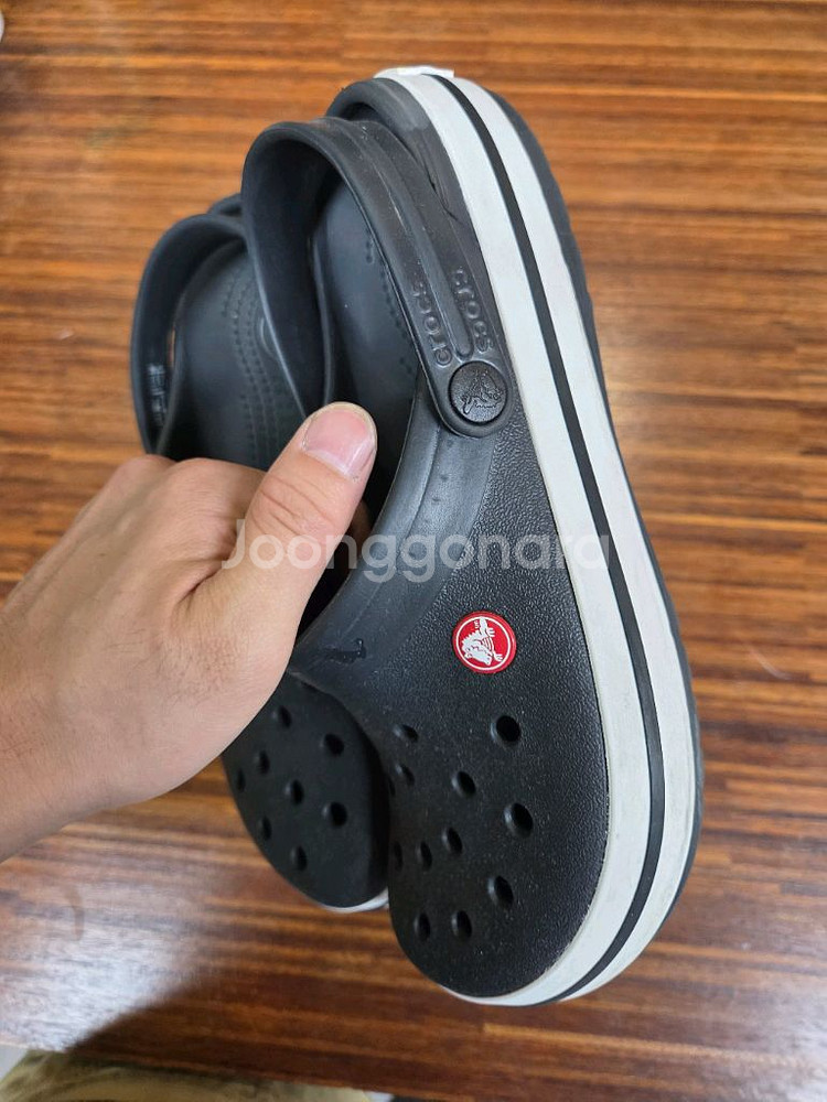 크록스 바야밴드 클로그 샌들 m8w10 250--5