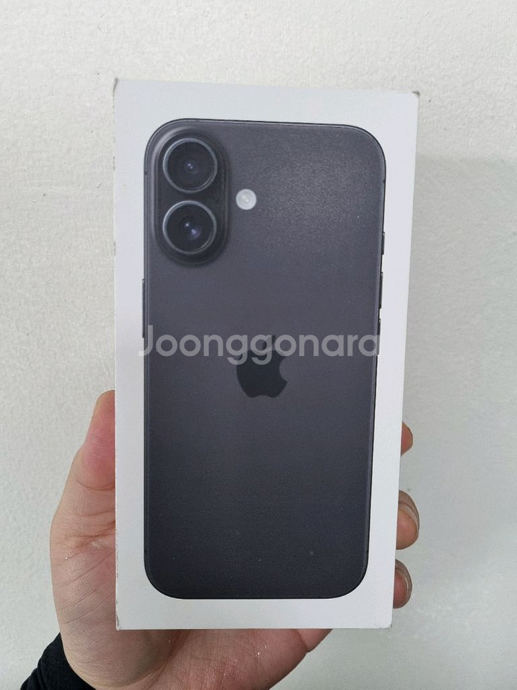 아이폰16 블랙 128GB 자급제 미개봉--0