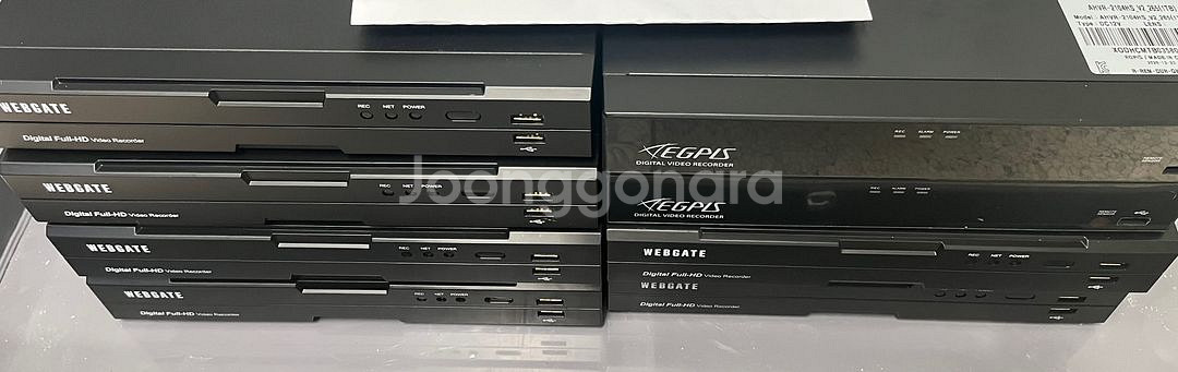 웹게이트 녹화기 판매 6대.--0