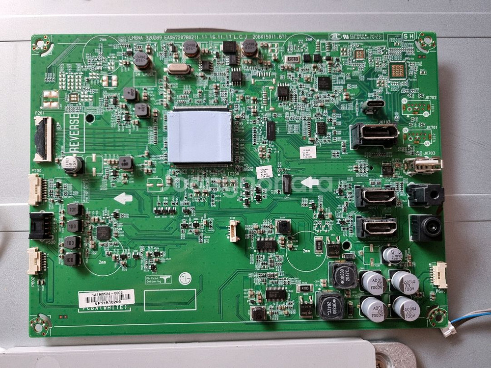 LG 4K모니터 32UD89-W (메인보드 부품용)--3