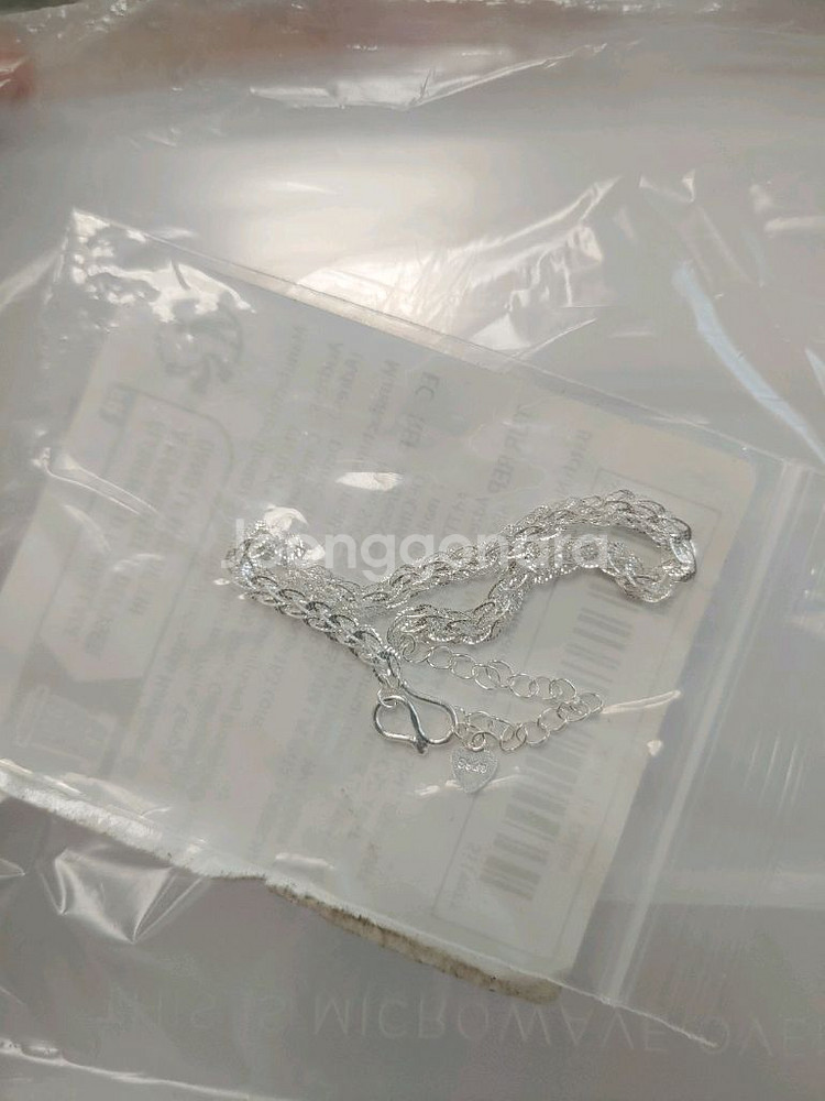 여성 S925 팔찌 16cm ㅡ 새제품--1
