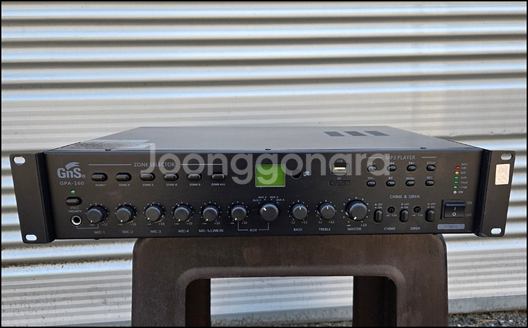 [GNS] GPA-160 중고 PA 방송용 앰프--1