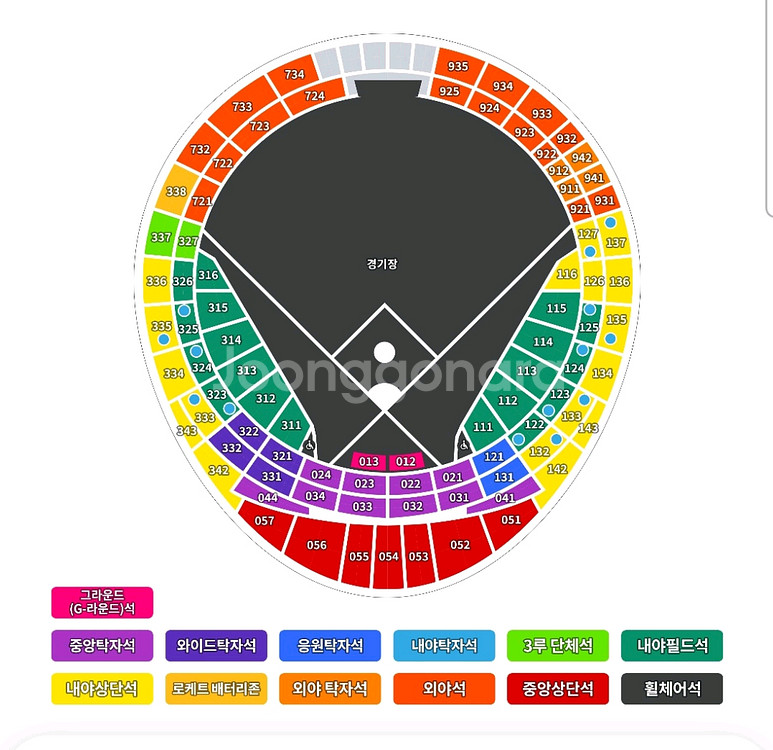 6월21일(토) 2,4연석 롯데자이언츠티켓 롯데vs삼성--0