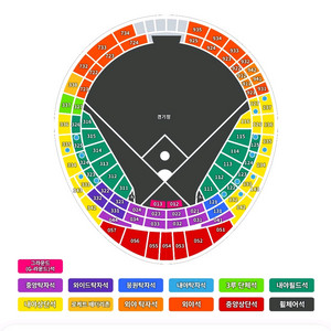 6월21일(토) 2,4연석 롯데자이언츠티켓 롯데vs삼성