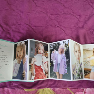 르세라핌 아이즈원 미야와키 사쿠라 아코디언북 포스트카드