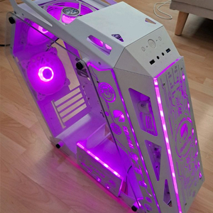 Rgb 타노스 PC 케이스 레이져컷 (5개월사용)