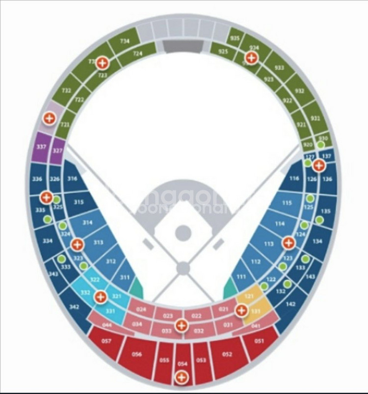 6.20 롯데 vs 삼성 2연석 3루 내야상단342--0