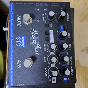ebs microbass2 베이스 프리앰프