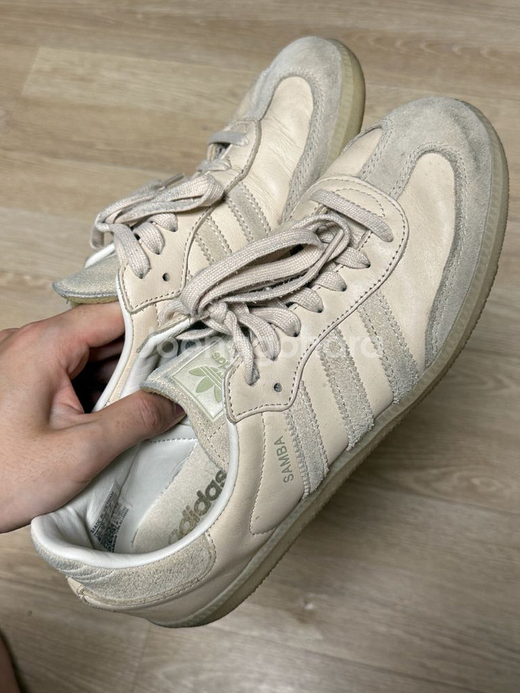 [265] 아디다스 삼바 리넨 사바나--4