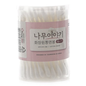나무이야기 화장 원통 면봉