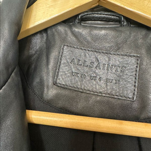 올세인츠 가죽 라이더자켓 10사이즈