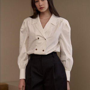 노미나떼 Kate Double Blouse (White