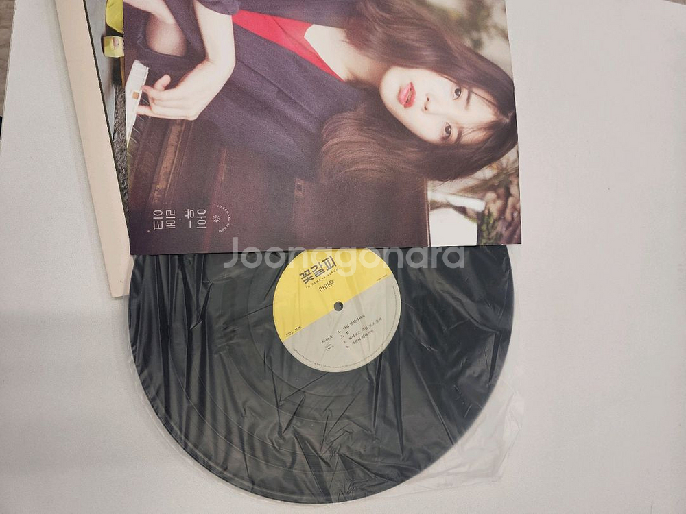 아이유 꽃갈피 LP 이담버전 팝니다.--2