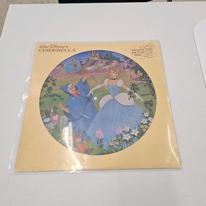 월트디즈니 1981 신데렐라 한정 컬러 LP 팝니다