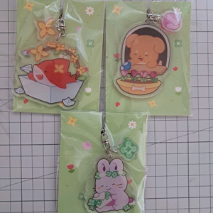 (급전)잠뜰 봄 굿즈 아크릴 키링 팝니다