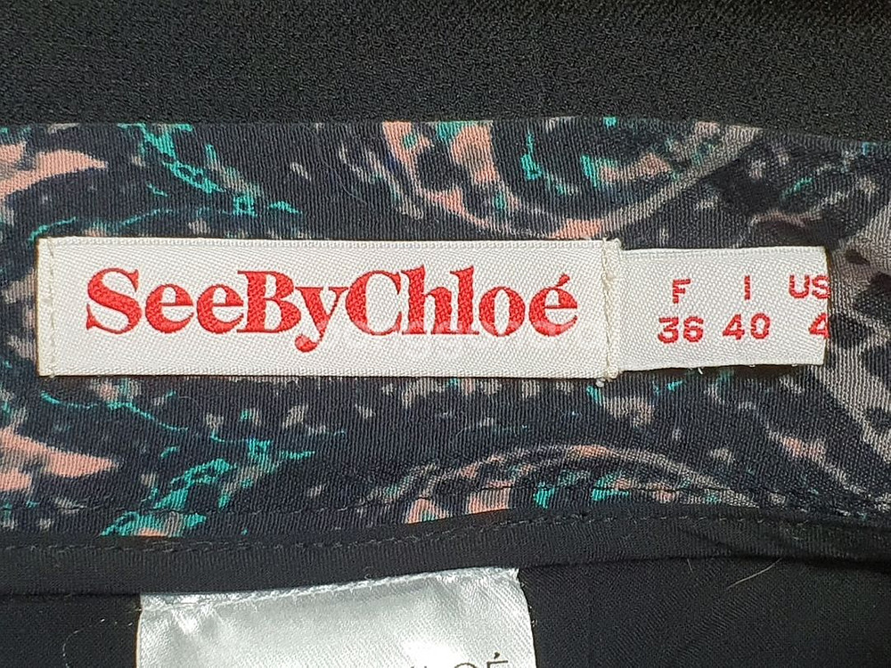 SeeByChloe 끌로에 비스코사 소재 미디스커트--3