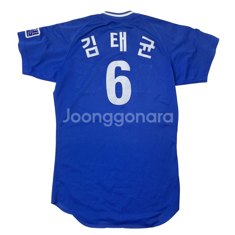 [택포] 90s 삼성 라이온즈 유니폼 반팔 져지 김태균--1