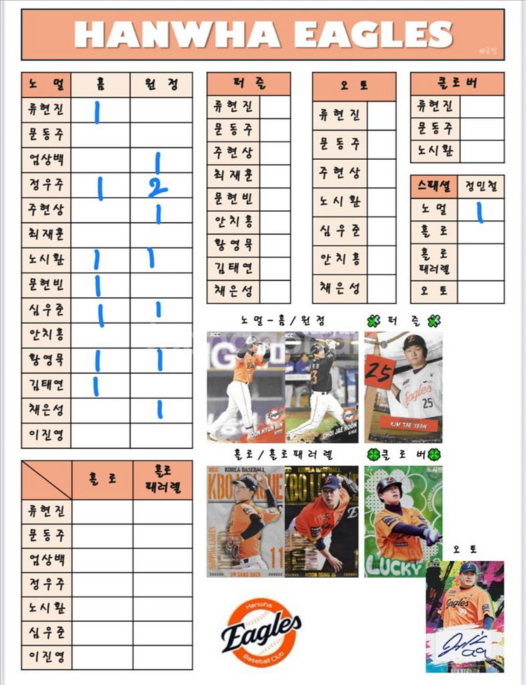 KBO 카드 판매 / 교환합니다--7