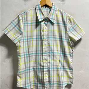 66 Burberry 버버리 스판 반팔 셔츠 남방