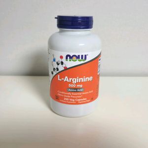 (미개봉) 나우푸드 아르기닌 500mg 250캡슐