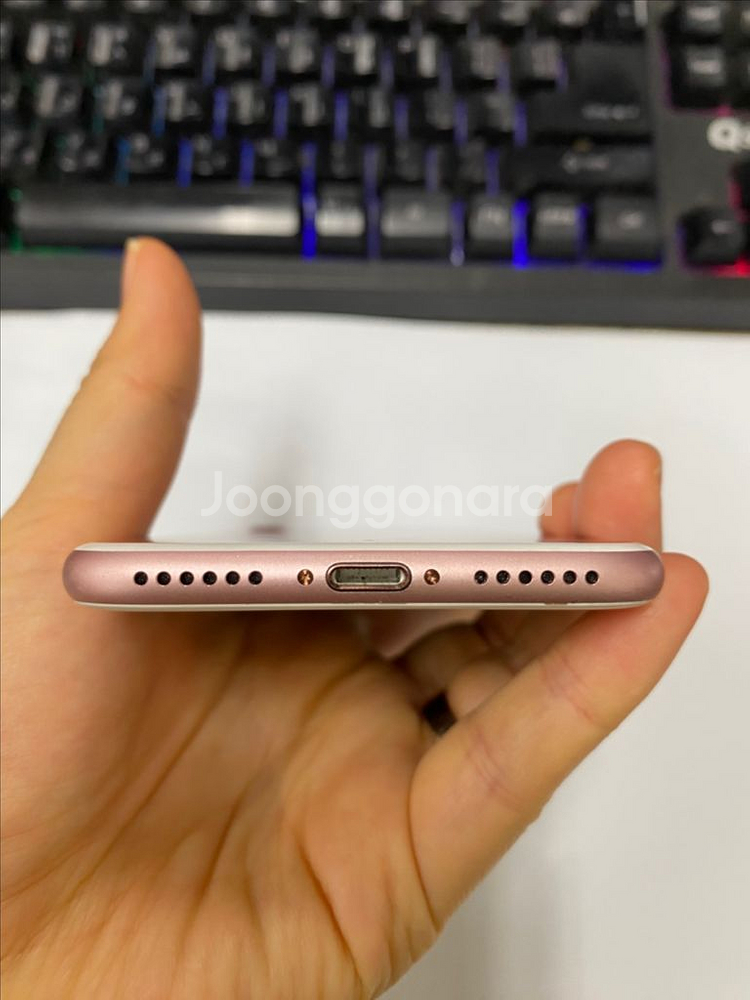 아이폰7 로즈골드 외관깔끔 32GB 배터리성능95%--6