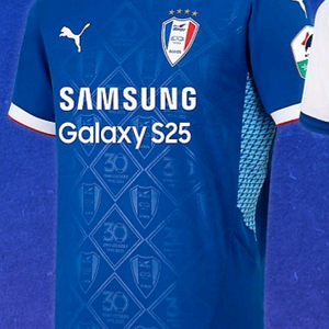 (판매/새상품)수원삼성 2xl 25홈 풀마킹 유니폼