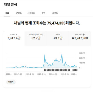 일본 구독자 3만 유튜브 채널