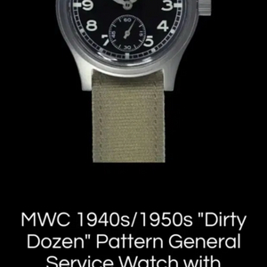 MWC 시계 더티더즌 36mm
