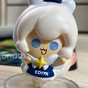 쿠키런킹덤 이디야 콜라보 생크림담비쿠키 피규어