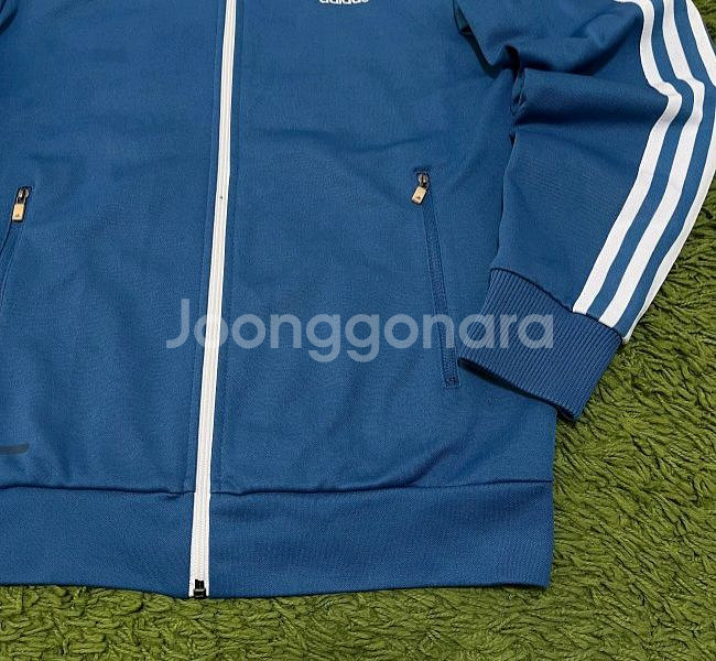 아디다스 파랑 블루 파흰 여자 트랙탑 져지집업 90/S--2