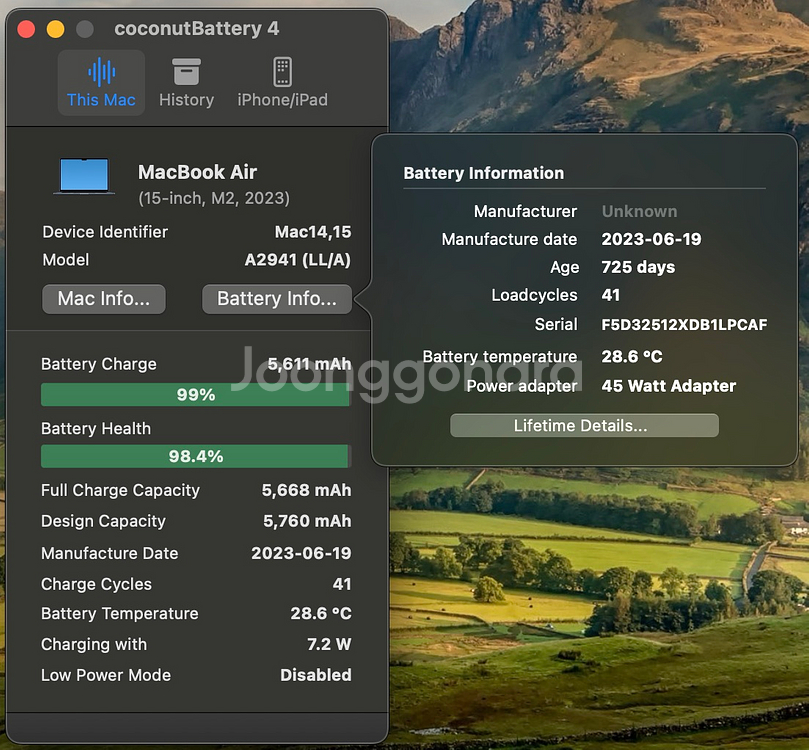 Macbook Air 15 M2 16GB 1TB 최상급--6