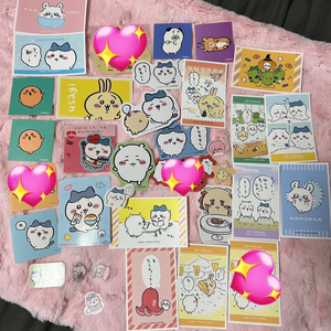 치이카와 하치와레 우사기 스티커 롯데 먼작귀 농담곰
