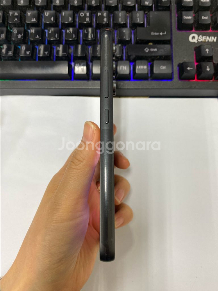 SK 갤럭시퀀텀4 블랙 미사용급 특SSS급 128G--6