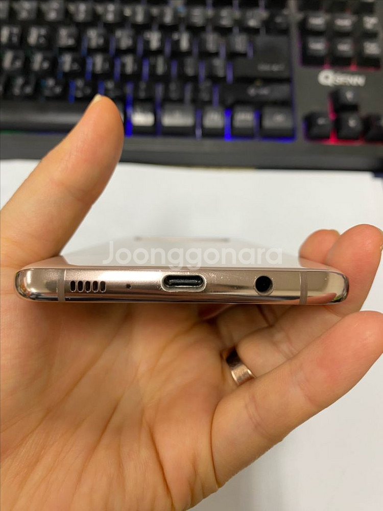 SK 갤럭시S10 5G 골드 SSS급 256GB 무잔상--6