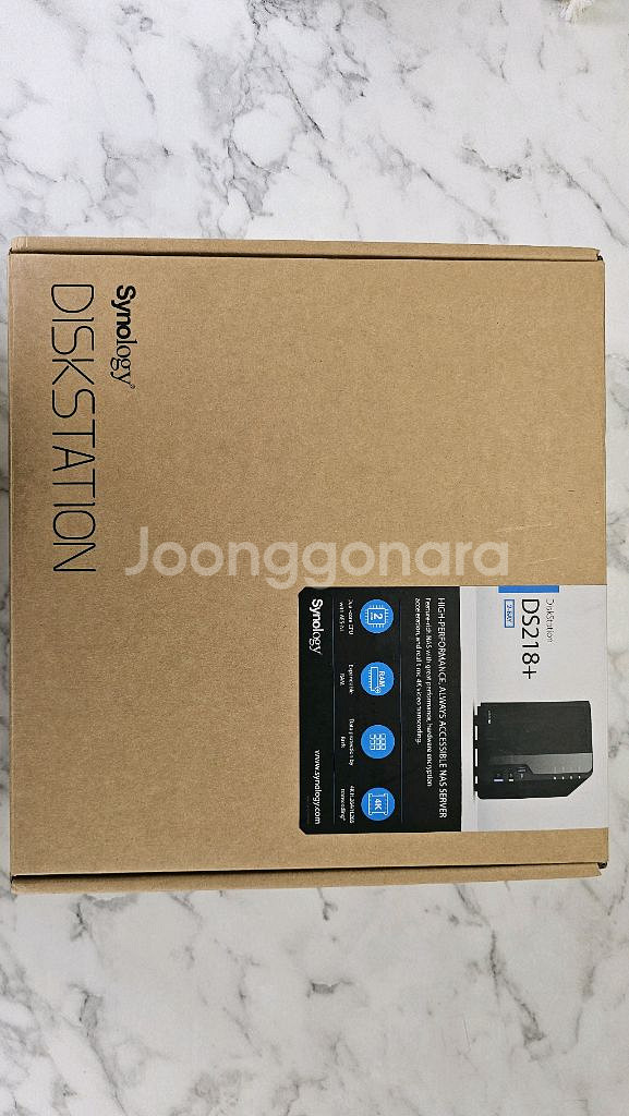 시놀로지 DS218+ 10G 도시바 32TB 하드--0
