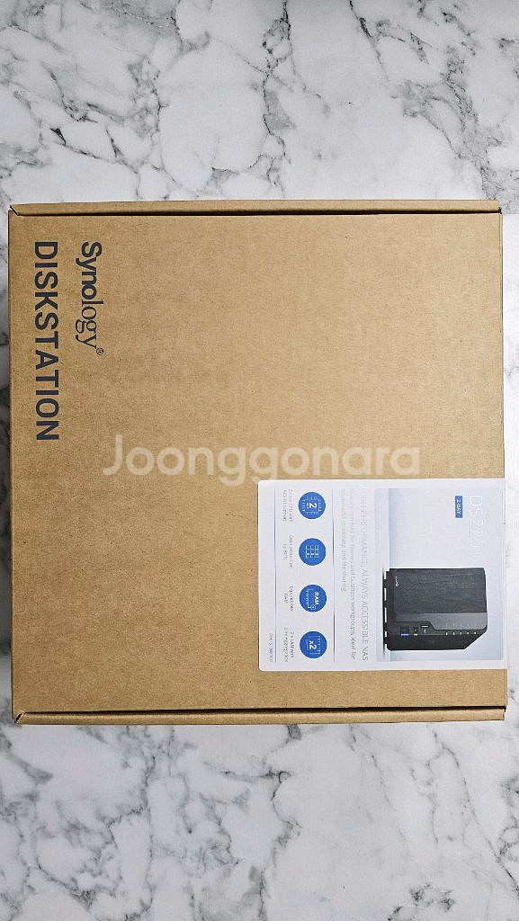 시놀로지 DS220+ NAS 18GB 36TB 박스유--2