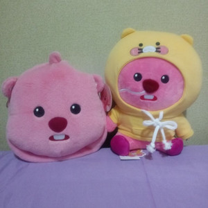 잔망루피인형&잔밍루피얼굴백.2개일괄