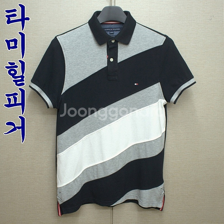 0280-타미힐피거(95-100)순면,반팔카라티셔츠/구--5