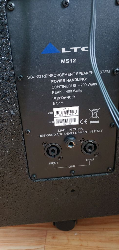 앰프 액티브 스피커 이태리 알토--4