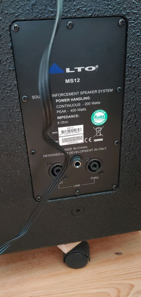 앰프 액티브 스피커 이태리 알토--3