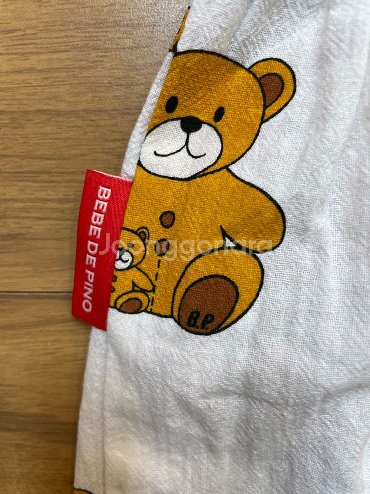 베베드피노 곰돌이 아기 원피스 아이보리 색상이에요사이즈--3