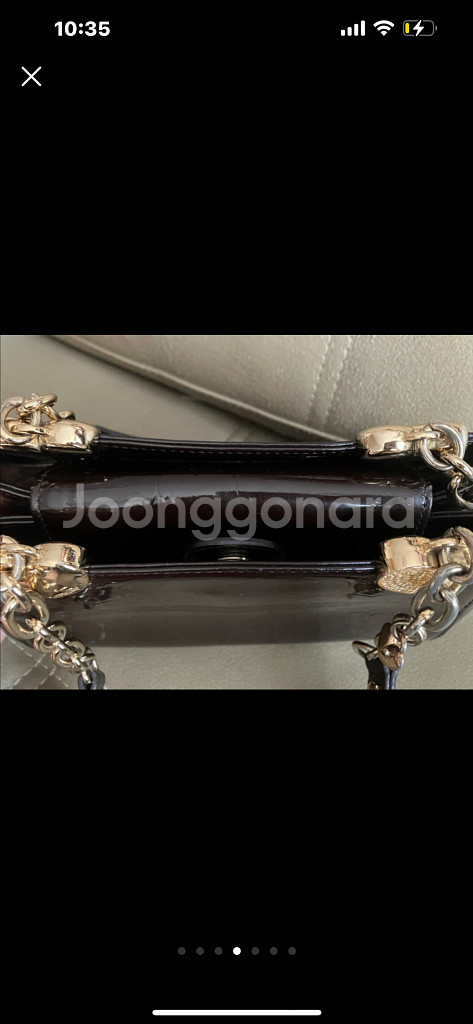 코치 정품 러브캣 하트 가방 에나멜 숄더백 갸루 모리--3