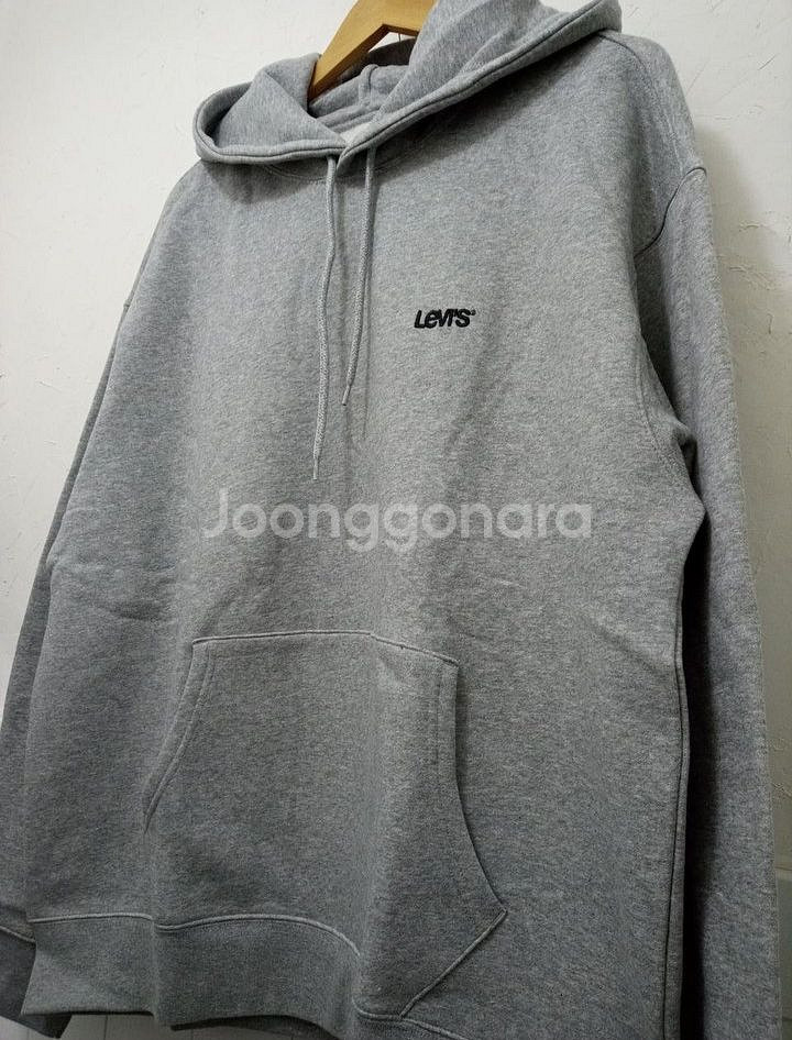 리바이스 기모 후드티셔츠 L--4