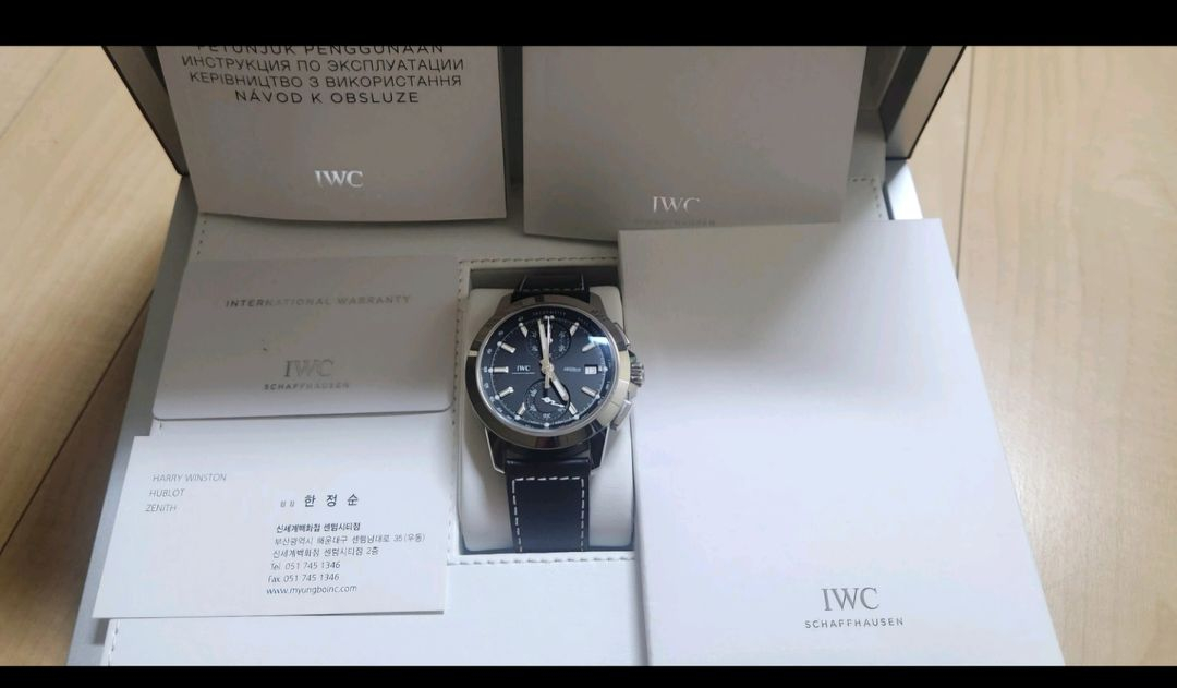 IWC 인제니어 크로노그래프 티타늄 판매합니다 이미지