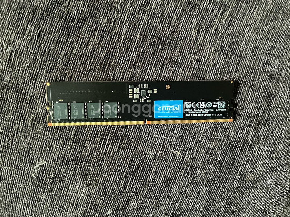 DDR5 16GB RAM 램 마이크론 메모리 정품--0