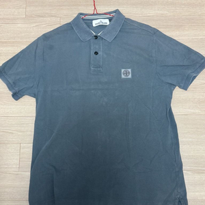 [XL]스톤아일랜드 로고 카라 반팔티