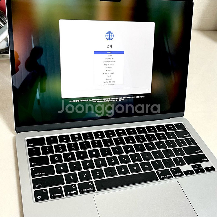 맥북 m3 512gb (새상품급)--5