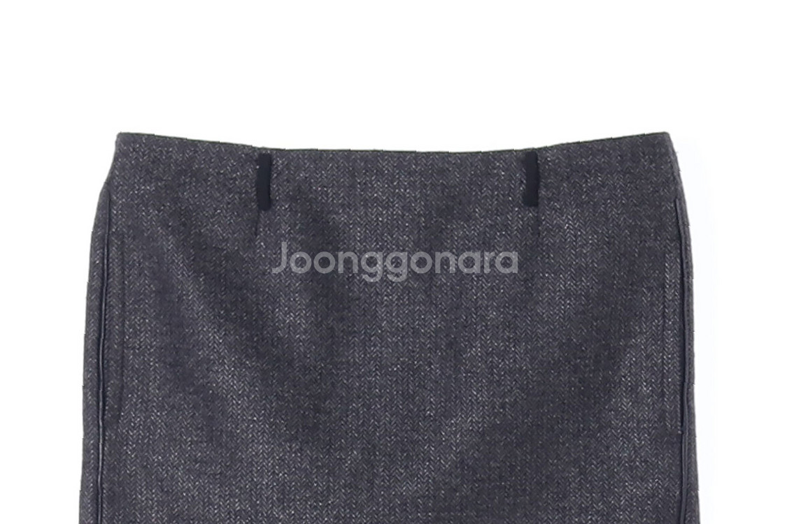 [S]쟈딕앤볼테르 그레이 헤링본 미니 스커트 치마--1