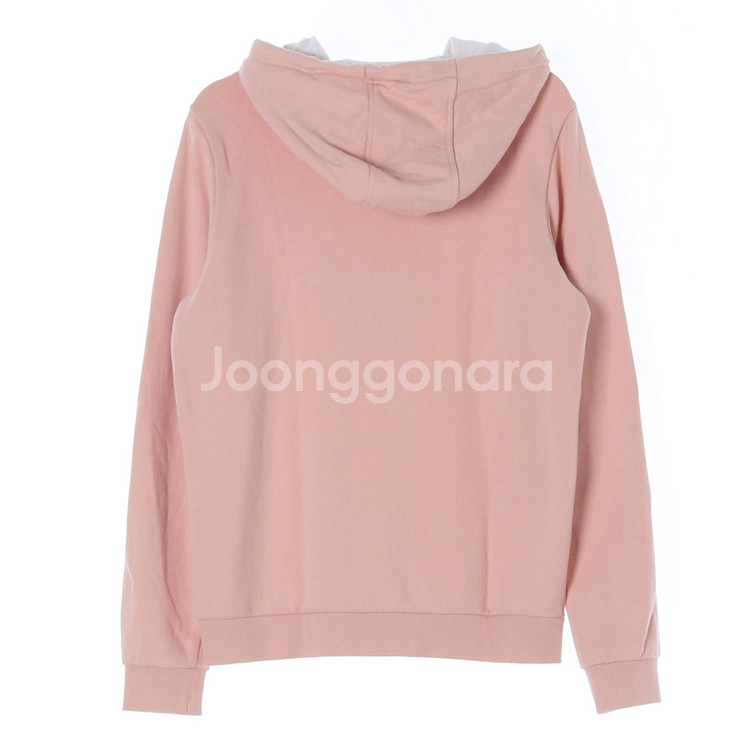 [S]게스 연핑크 빅로고 후드 티셔츠--3